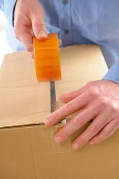 Transparent tape Stock Photos