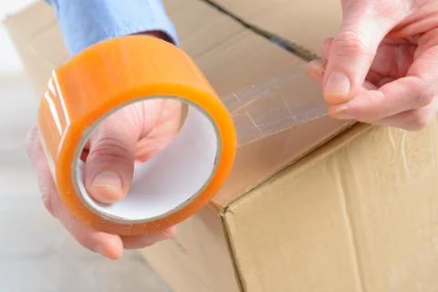 Transparent tape Stock Photos