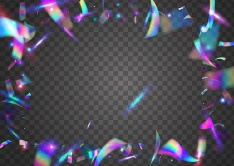 Transparent Texture. Disco Element. Unicorn Art. Glitch Backgrou Stock Illustration