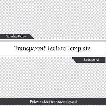 Transparent texture template background. Transparent grid. Stock Illustration