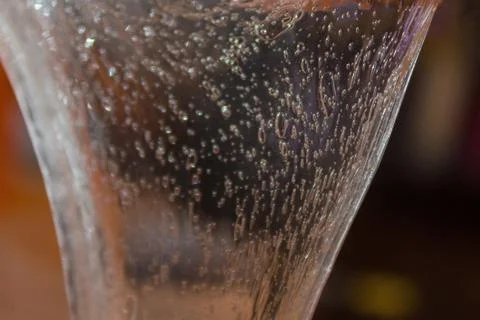 Transparent thick substance. Stock Photos