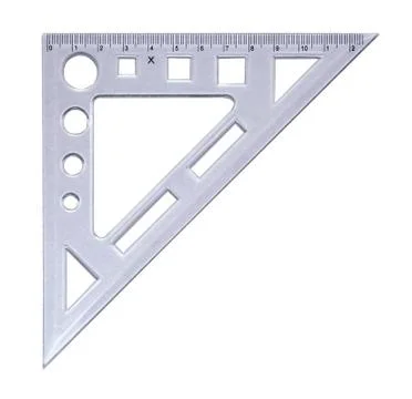 Transparent triangle Stock-Fotos