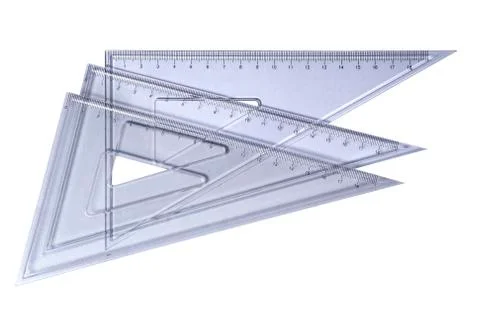 Transparent triangle Stock Photos