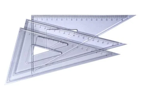 Transparent triangle Stock Photos