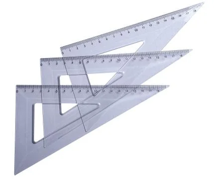 Transparent triangles Stock Photos