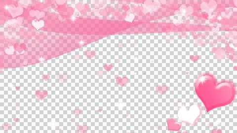 Transparent valentine background design Stock Illustration