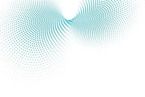 Transparent Vector Gradient Blue Color Halftone Background Staggered Dots Stock Illustration
