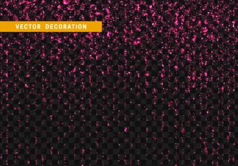 Transparent vector light effect pink. Stock Illustration