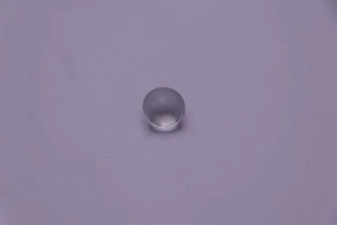 Transparent water bubbles drop with white background Stock Photos