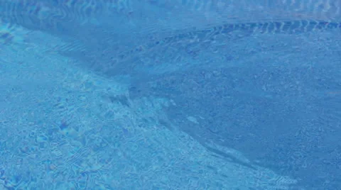 Transparent water in pool Stock Footage 30351307