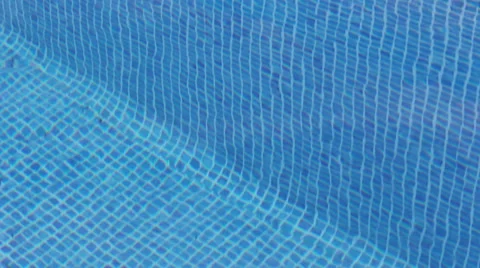 Transparent water in pool Stock Footage 30355121