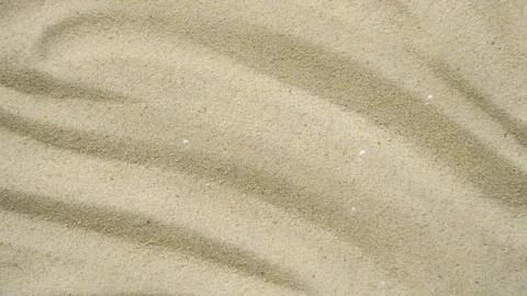 Transparent water surface ripples texture motion, waves, splash, sand background Vídeo Stock 262410840