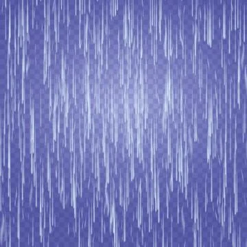 Transparent Waterfall Vector. Abstract Falling Water Texture. Nature Or Stock Illustration