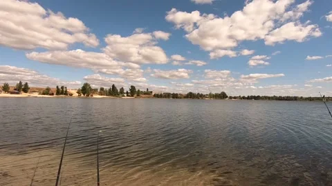 Transparent waters of the lake. Stock Footage 141135694