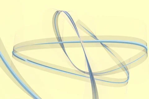 The transparent waving lines, element backgrounds, 3d rendering. Stock Illustration