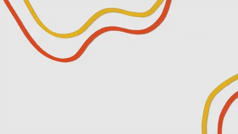 Transparent wavy line animation alpha channel.  doodle lines overlay Stock Footage 325726417