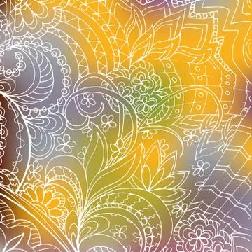 Transparent white zen gradient  yellow gradient Stock Illustration
