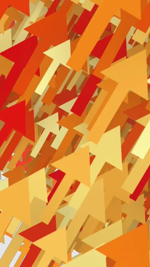 A transparent wipe transition featuring numerous arrows flying across the screen Stock Footage 342415419