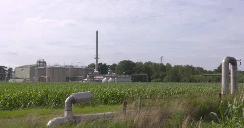Transport and storage segment of crude oil and natural gas producer Wintershall Stock Footage 64962709