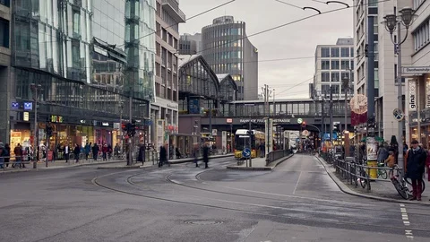 Transport in Berlin time lapse  스톡 동영상 101464849