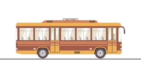 Transport bus Stock Footage 267796901