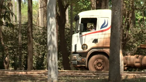 Transport of Cane Sugar Stock Footage 37841020