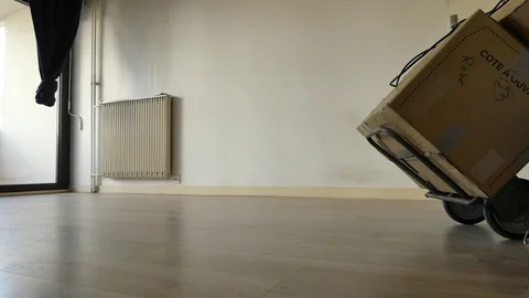 Transport of cardboard boxes. Stock-Footage 96223710