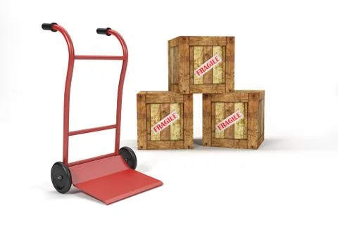 Transport cart Stock Illustration