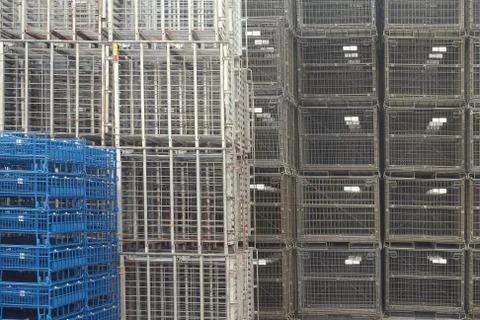 Transport crates Stock Photos