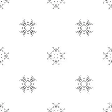 Transport drone pattern seamless vector Illustrazione stock