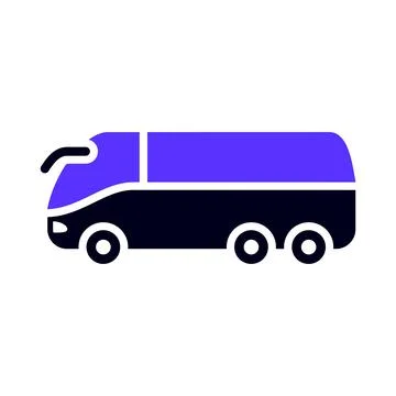 Transport flat icon, square shape 스톡 일러스트