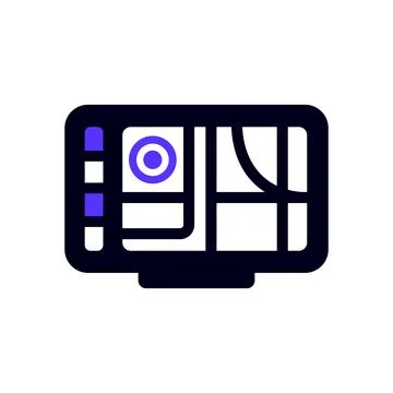 Transport flat icon, square shape イラスト素材