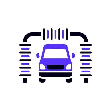Transport flat icon, square shape 스톡 일러스트