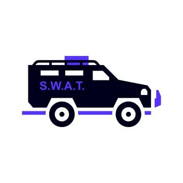 Transport flat icon, square shape 库存插图