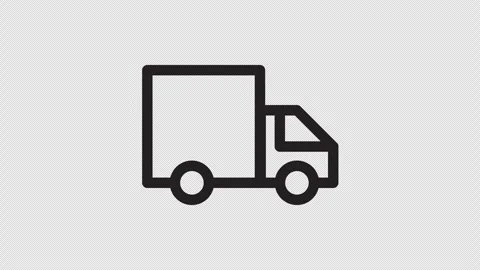 Transport Icon Animation Loop Video stock 288505764