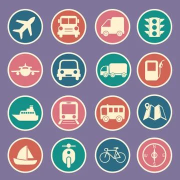 Transport icon Stock Illustration