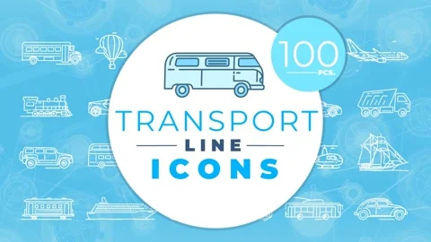 Transport Icons Catálogo de After Effects