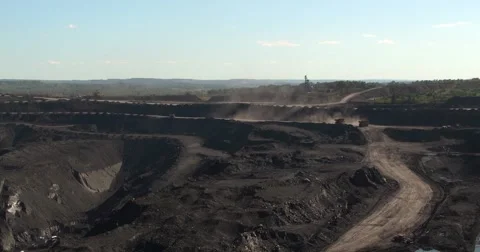 Transport infrastructure coal mine/time laps Stock Footage 67172792