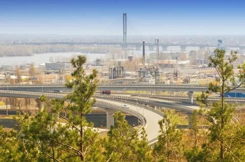 Transport interchange Stock Photos