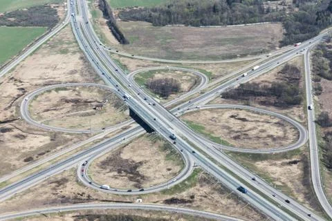 Transport intersection Stock Photos