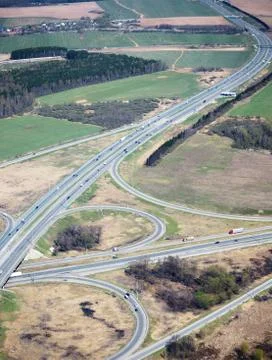 Transport intersection Stock Photos
