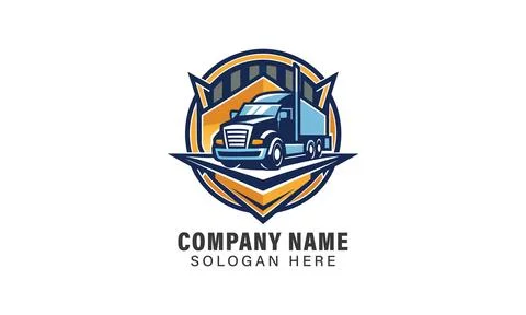 Transport logo design Stock Illustration