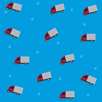 Transport pattern background Illustrazione stock