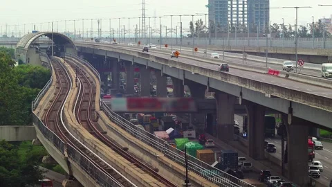Transportation and Infrastructure in Indonesia Stock Footage 327845627