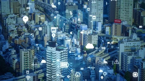 Transportation and technology concept. ITS (Intelligent Transport Systems). Stock Footage 133552458