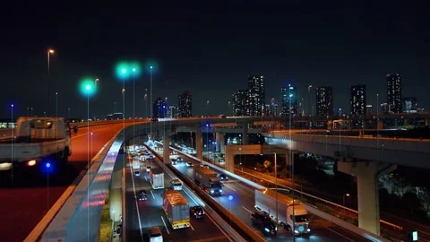 Transportation and technology concept. ITS (Intelligent Transport Systems). Mobi Video stock 144710610