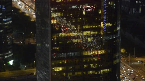 Transportation in Beijing CBD area Stock Footage 28332666
