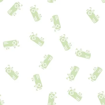 Transportation biogas tank glyph vector seamless pattern Stock Illustration