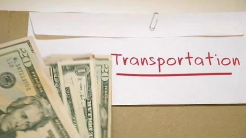 Transportation costs concept Stock Footage 77501012