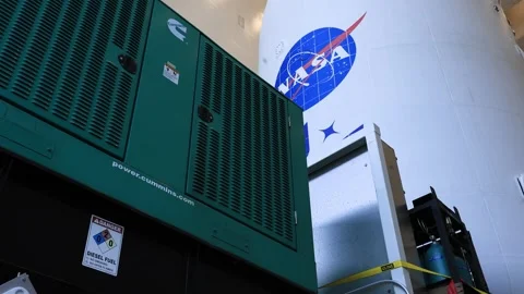 Transportation of Europa Clipper spacecraft to Launch Complex 39A Stock Footage 289547071